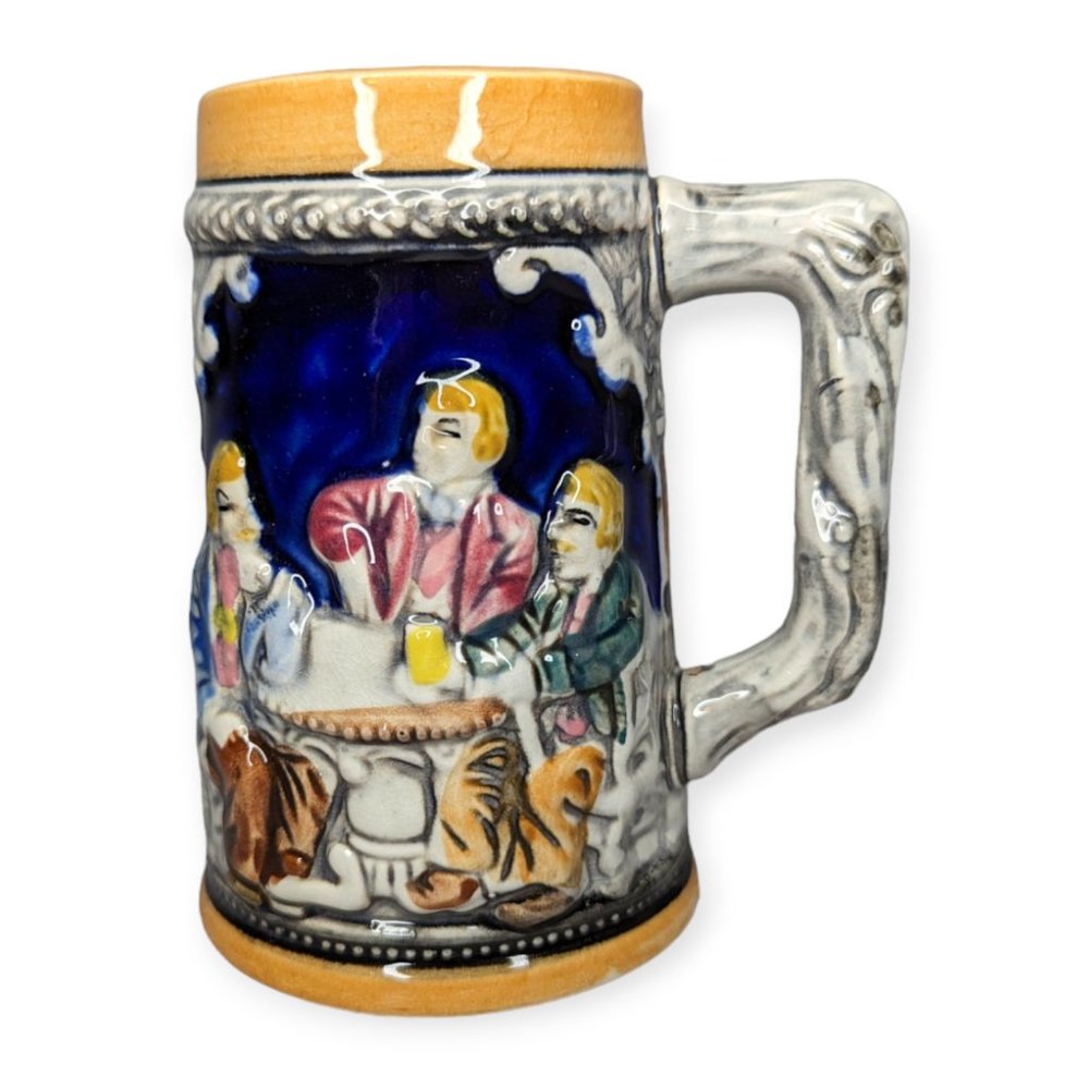 Vintage Japan German Style Ceramic Beer Stein